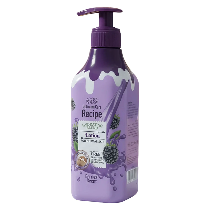 Eva Optimum Care Recipe Hydrating Blend Lotion For - Berries Scent (370 ml)