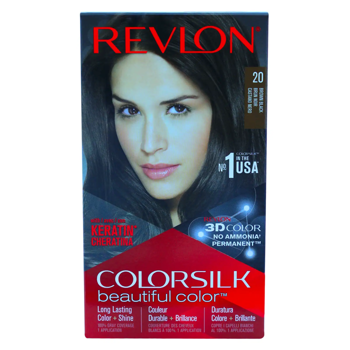 Revlon Colorsilk Beautiful Color 20 Brown Black