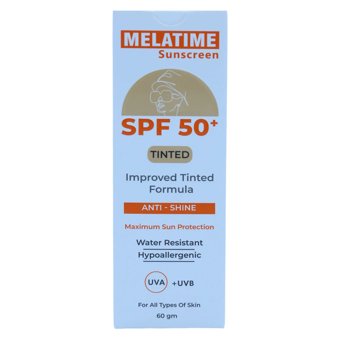 Melatime Sunscreen Tinted(60gm)