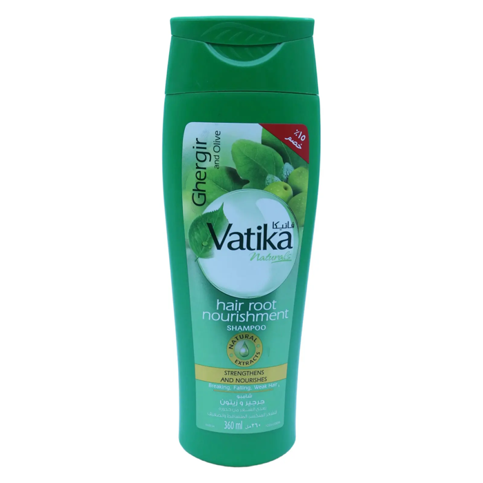 Vatika Ghergir & Olive Shampoo - Hair Root Nourishment (360 ml)
