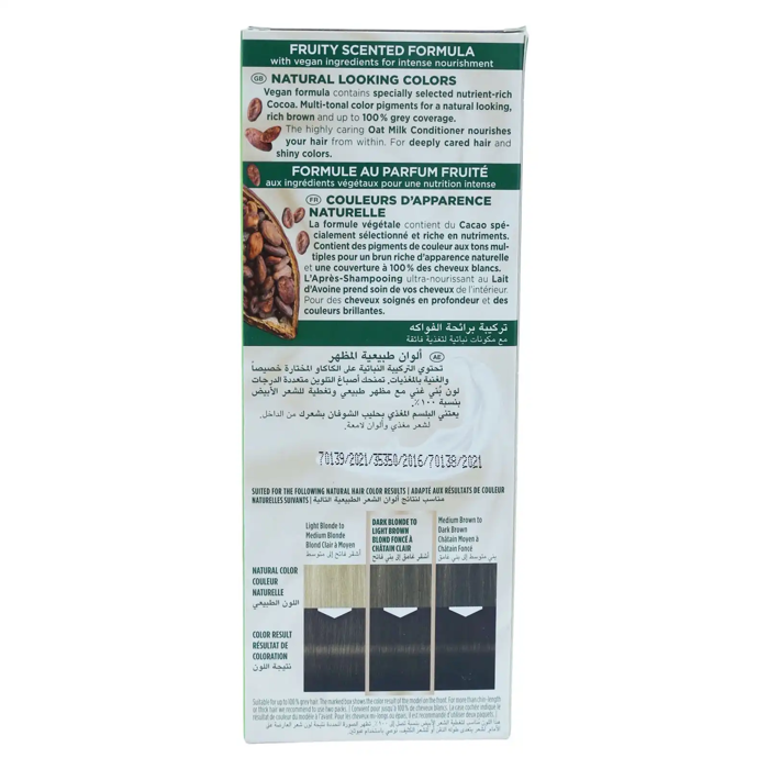 Palette Permenant Natural Colour 4-0 Medium Brown Cocoa Butter & Oat Sean Extract Hair Dye - 2