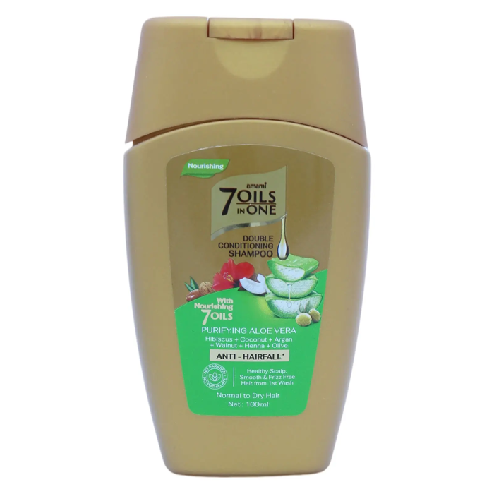 Emami 7 Oils in One Double Conditioning Shampoo Purifying Aloe 100 ML