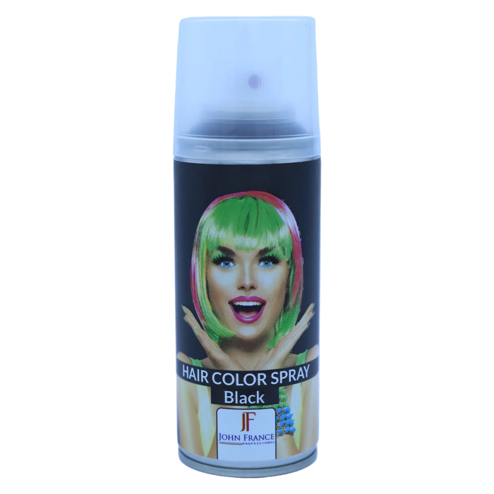 JOHN FRANCE PROFESSIONAL HAIR COLOR SPRAY (Black) 150ml