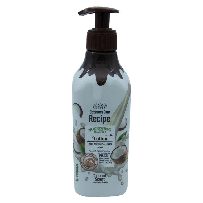Eva Optimum Care Recipe  Lotion Coconut Scent 370 ml