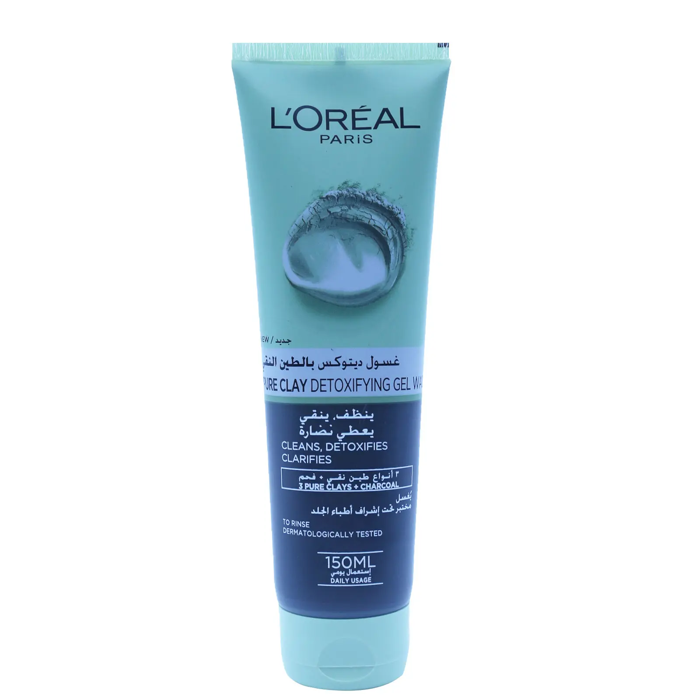 L'Oréal Paris Pure Clay Detoxifying Gel Wash 150 ml