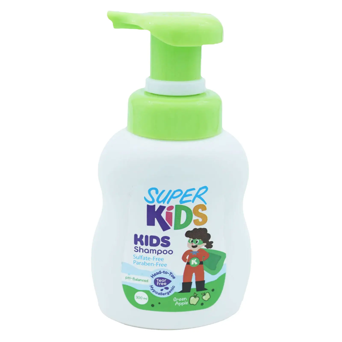 Super Kids Shampoo - Green Apple (300 ml)
