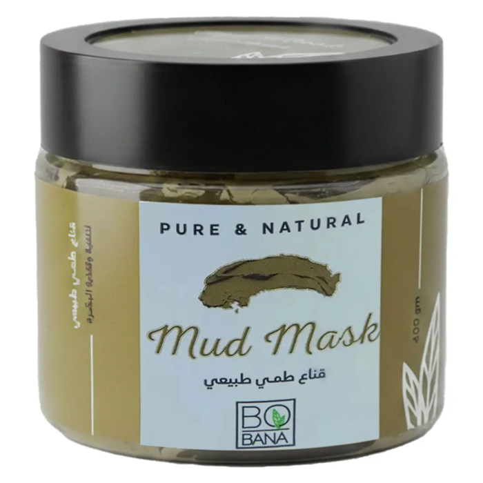 Bobana Pure & Natural Mud Mask for Skin Brightening & Nourishing (400 gm)