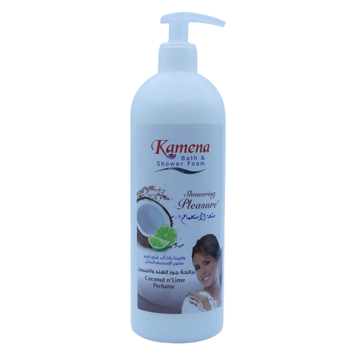 Kamena Bath & Shower Foam  with coconut and lime  perfume 750 lm