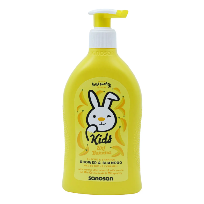 Sanosan Kids 2in1 Banana Shower & Shampoo(400 ml)