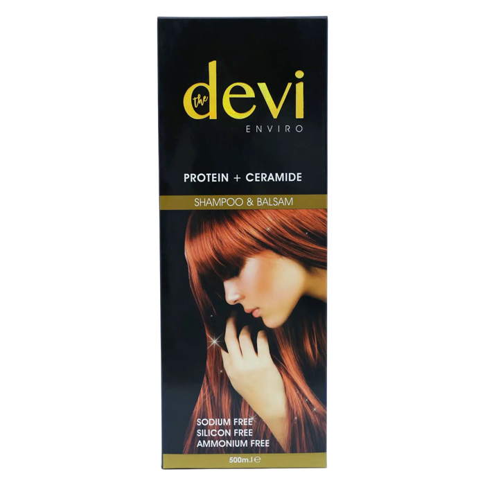 Set for Protein + Ceramide Hair Shampoo 500 ml & Balsam 500 ml