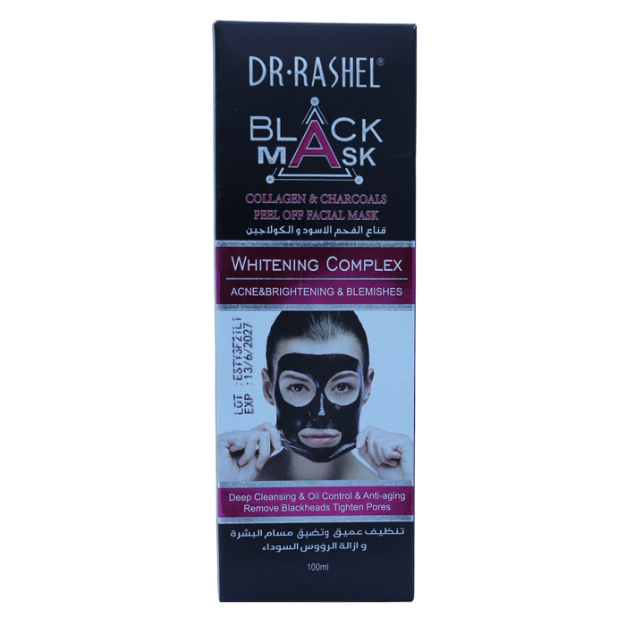 Dr. Rashel Black Peel-off Facial Mask Collagen & Charcoals (100ml)