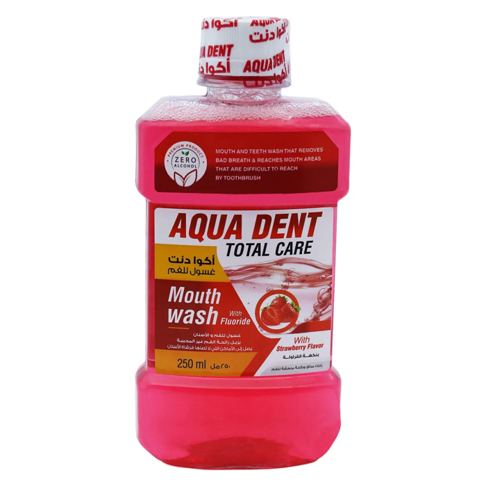 Aqua Dent Mouth Wash with Strawberry 250 ml
