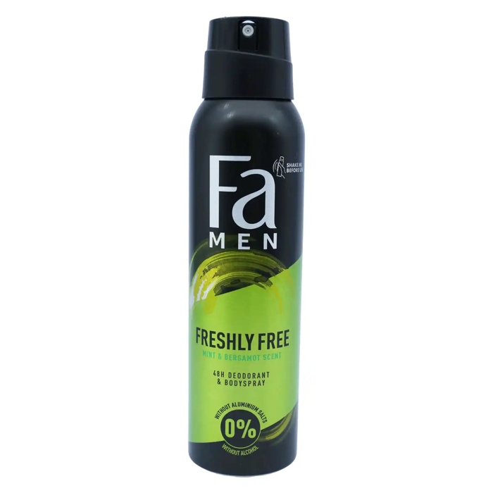 Fa Men Freshly Free Mint & Bergamot Scent spray 150 m