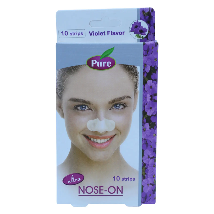 Pure Cleansing Strips for Nose Pores - Purple - 10 Strips