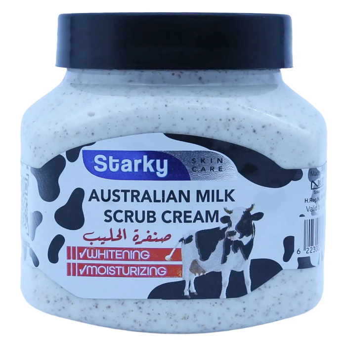 Starky AUSTRALIAN MILK SCRUB CREAM Whitening & Moisturizing (300 ml)