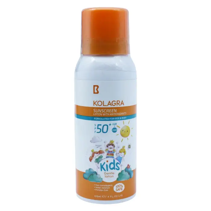 كولاجرا لوشن واقي شمس للأطفال  SPF 50+ 100% (١٢٠ مل)