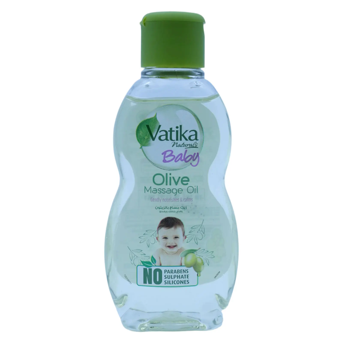 Vatika Baby Olive Massage Oil - Gently Nourishes & Calms (200 ml)