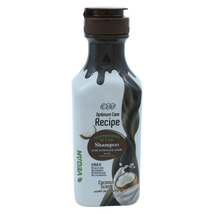 Eva Optimum Care Recipe Nourishing Blend Shampoo For Damaged Hair - Coconut Scent ( 350ml)