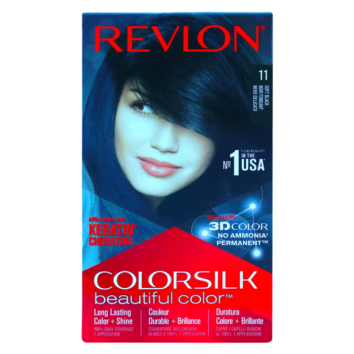 Revlon Colorsilk Beautiful Color 11 Soft Black