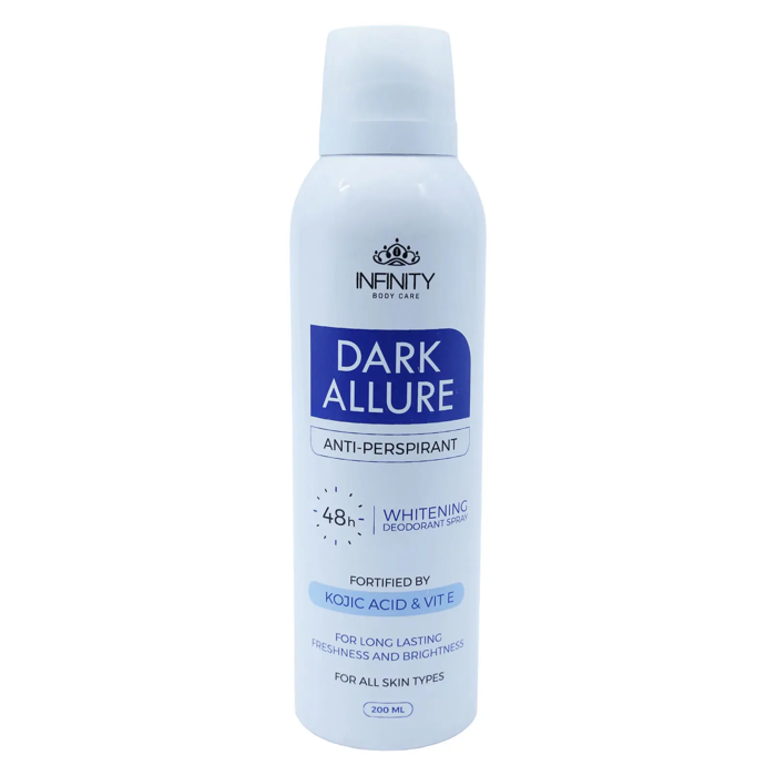 INFINITY DARK ALLURE ANTI-PERSPIRANT WHITENING DEODORANT SPRAY (200 ml)