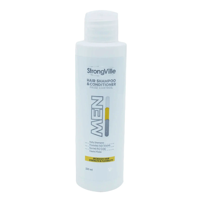 StrongVille Hair Shampoo & Conditioner for Men - Frizz Control (220 ml) - 2