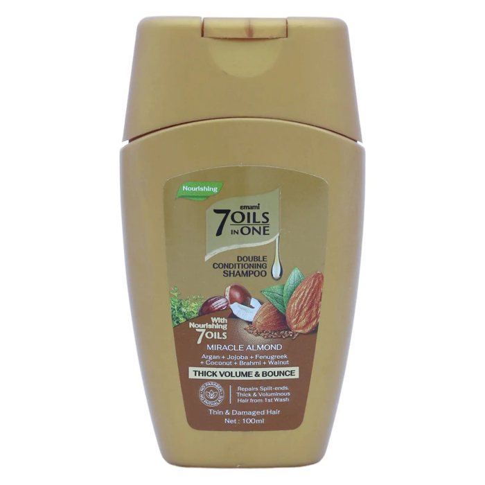 Emami 7 Oils in One Double Conditioning Shampoo Miracle Almond100 ML