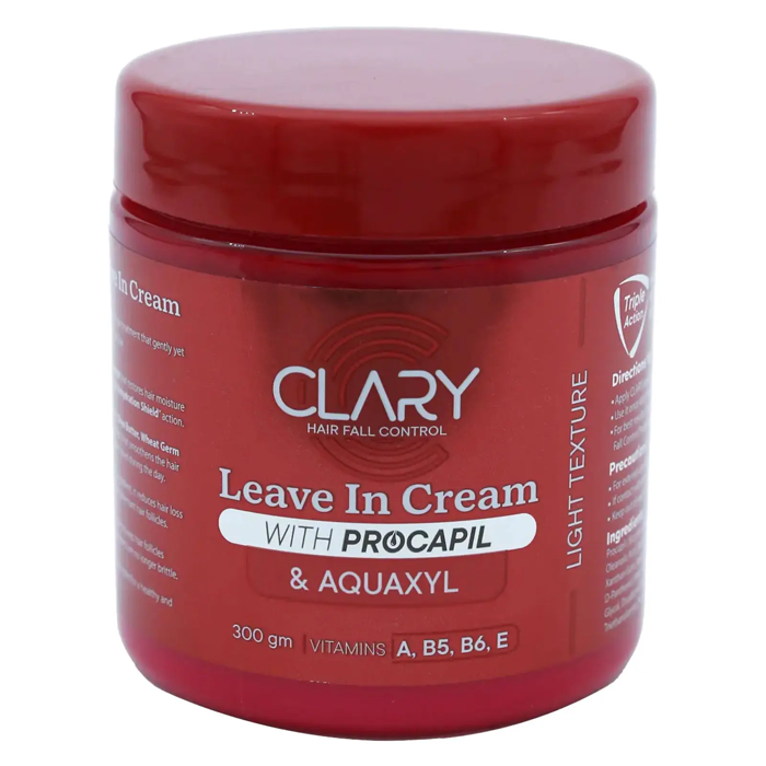 Clary Leave In Cream with Procapil & Aquaxyl - Light Texture (300 gm)