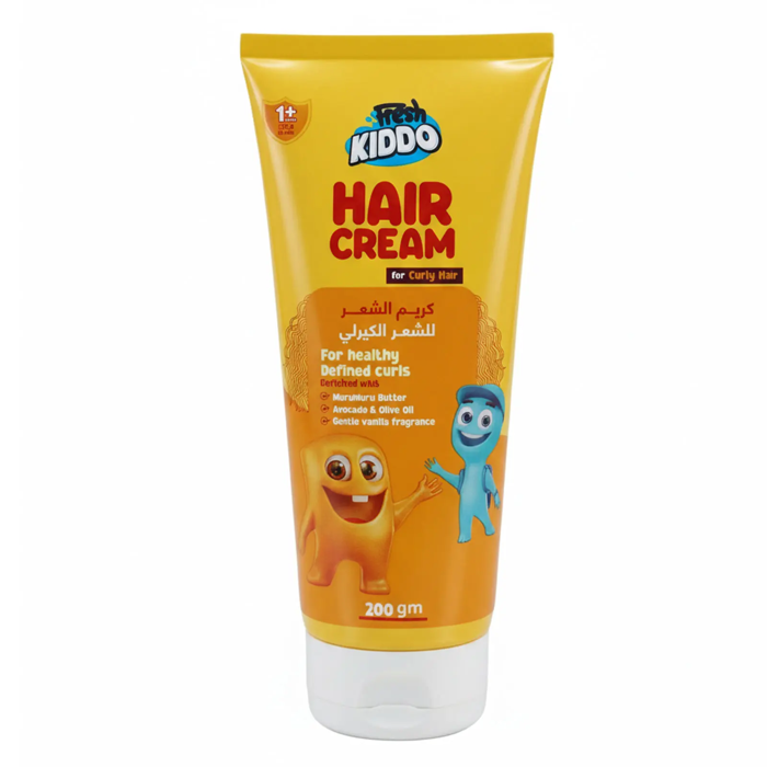 Fresh Kiddo Hair Cream for Curly Hair, Enriched with Murumuru Butter, Avocado & Olive Oil (200 gm)
