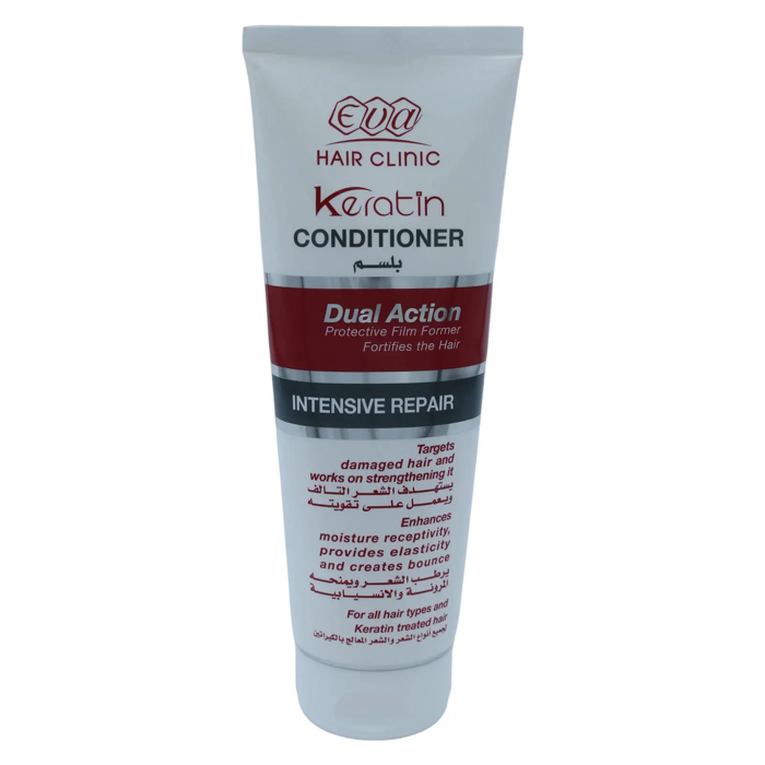Eva Hair Clinic Keratin Conditioner Dual Action (Intensive Repair) (230 ml)