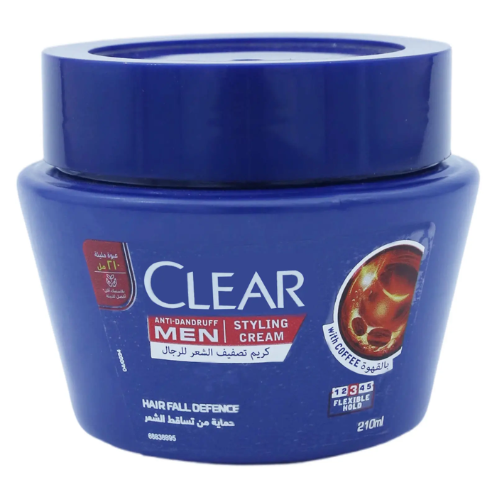 CLEAR Men's Styling Cream Hair Fall Défense 210 ml
