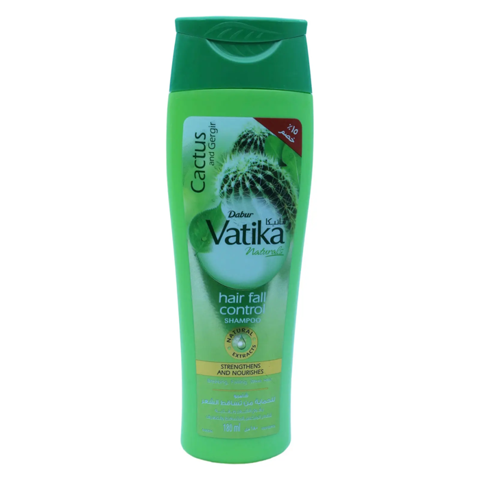 Vatika Hair Fall Control Shampoo - Cactus & Gergir (180 ml)