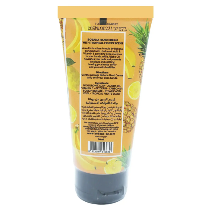 Bobana Tropical Fruits Hand Cream - Deep Moisturizing & 3X Stronger Nails50 ml - 2