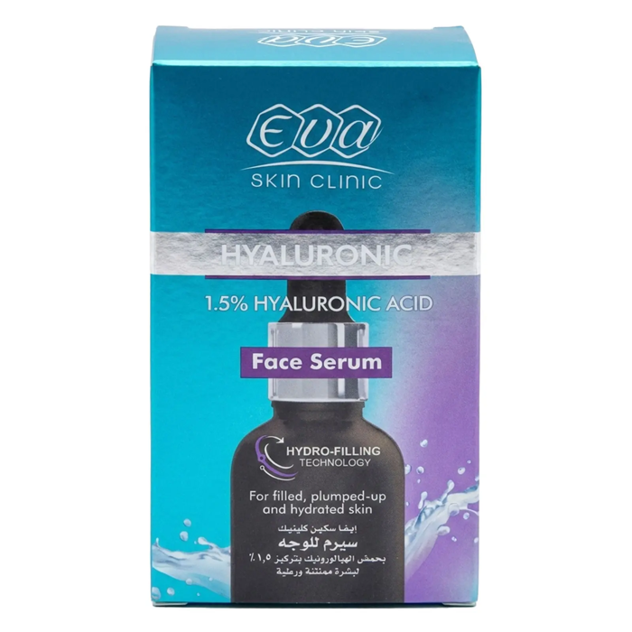 Eva Skin Clinic Hyaluronic 1.5% Hyaluronic Acid Face Serum (30ml)