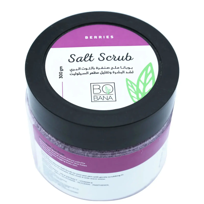 Bobana Berries Salt Scrub - Firms Skin & Reduces Appearance of Cellulite (300 gm) - 2