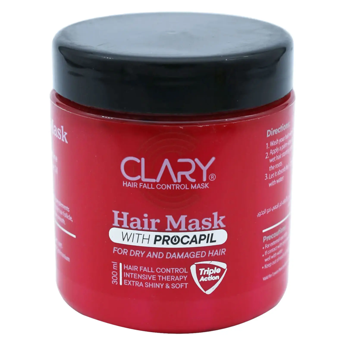Clary Hair Mask with Procapil for Dry and Damaged Hair - Hair Fall Control (300 ml)