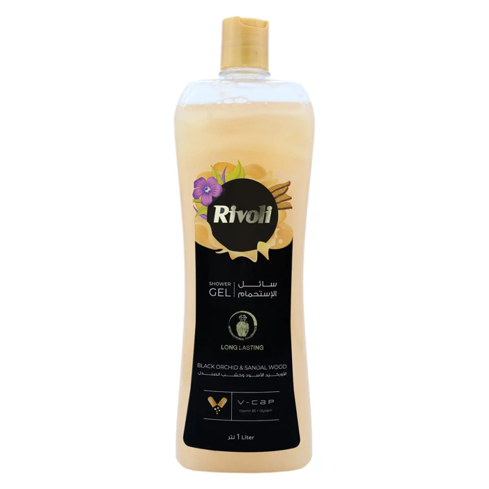 Rivoli Shower Gel - Black Orchid & Sandal Wood (1L)