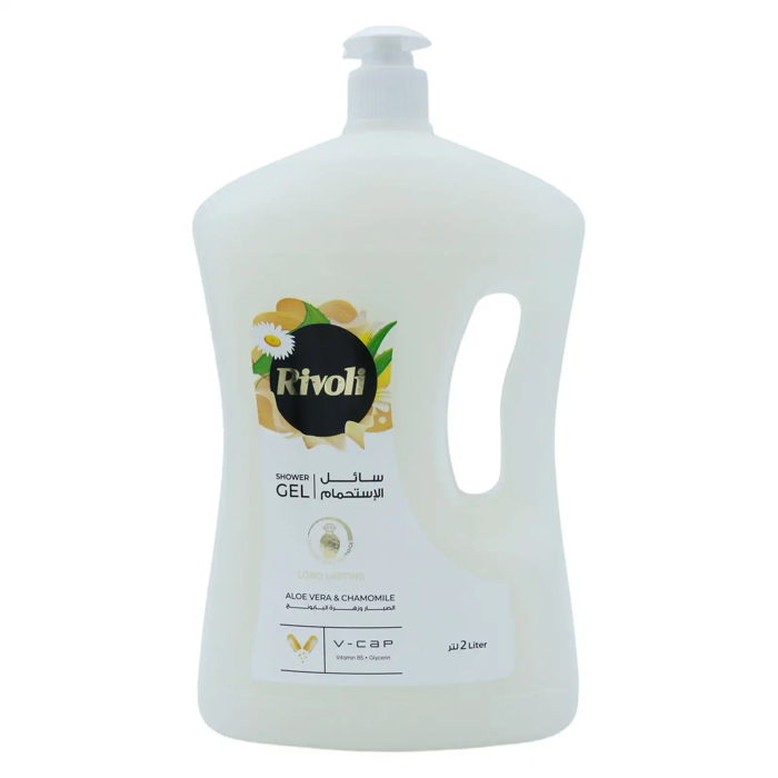 Rivoli Shower Gel Aloe Vera & Chamomile Flower White 2 L
