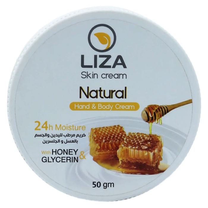 Liza hand and body Cream With  Honey & Glycerin - 50 gm