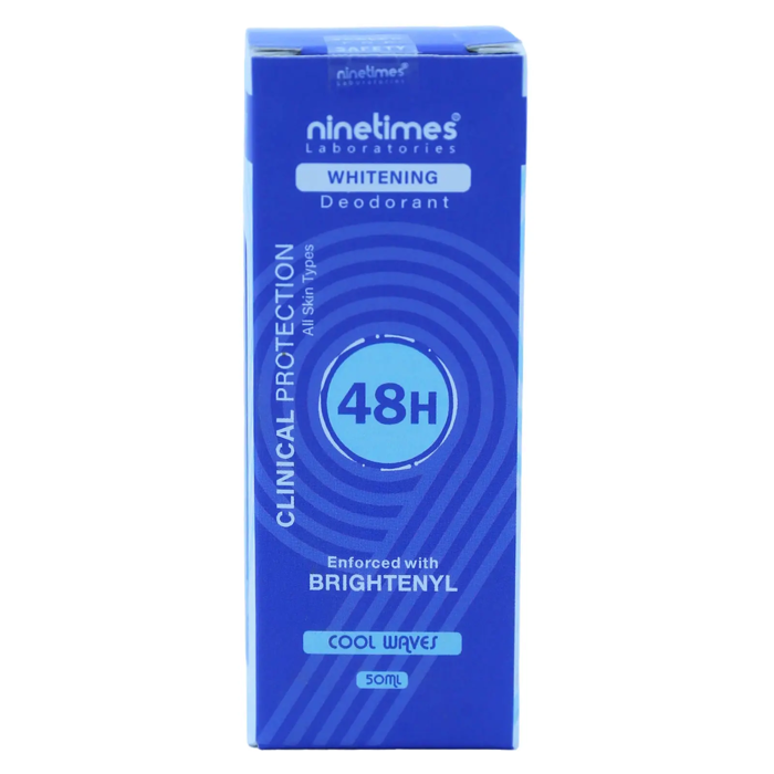 NINETIMES Whitening Deodorant (COOL WAVES)(50ml)