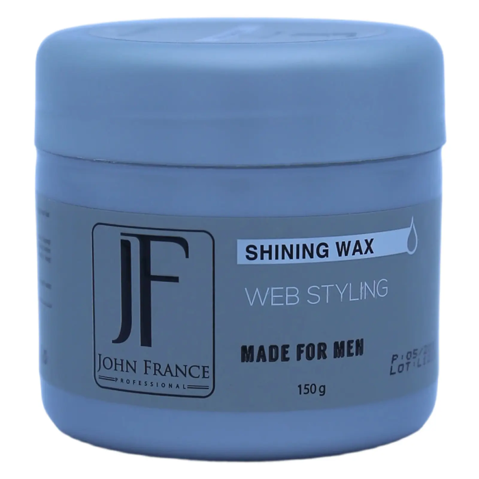 JOHN FRANCE PROFESSIONAL SHINING WAX WEB STYLING MADE FOR MEN  150gm