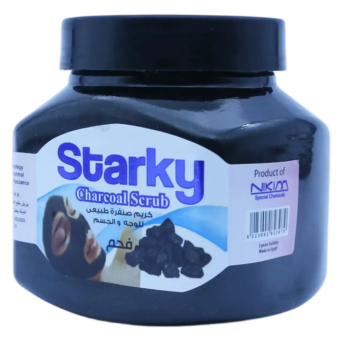 Starky Charcoal Scrub Natural Scrub Cream For Face & Body(300ml)