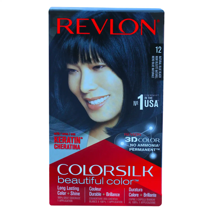 Revlon Colorsilk Beautiful Color 12 Natural Blue Black