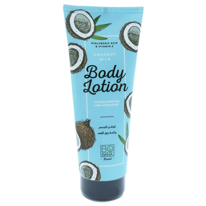 Bobana Coconut Milk Body Lotion - Ultimate Hydration & Long Lasting Scent (240 ml)