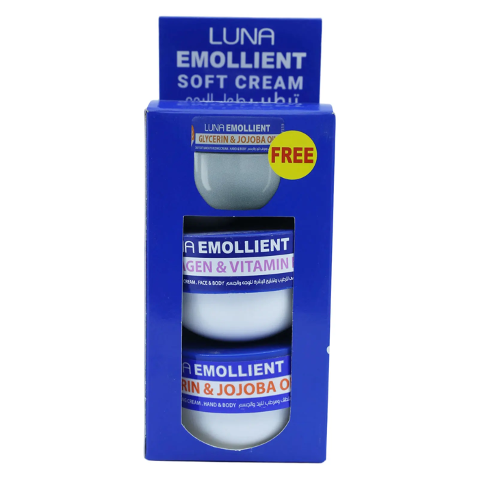 Luna Emollient Soft Cream Set - Special Offer (3 Units)