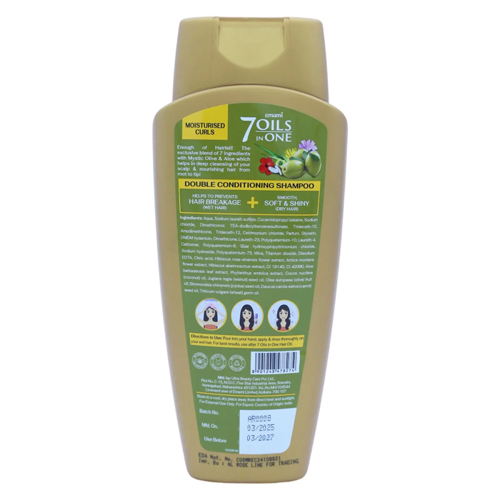 Emami 7 Oils in One Double Conditioning Shampoo Mystic Olive. 400 ml