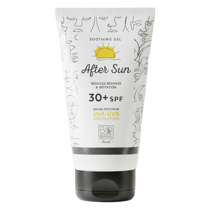 Bobana After Sun Soothing Gel for Face & Body - Reduces Redness & Irritation (30+ SPF)150ml