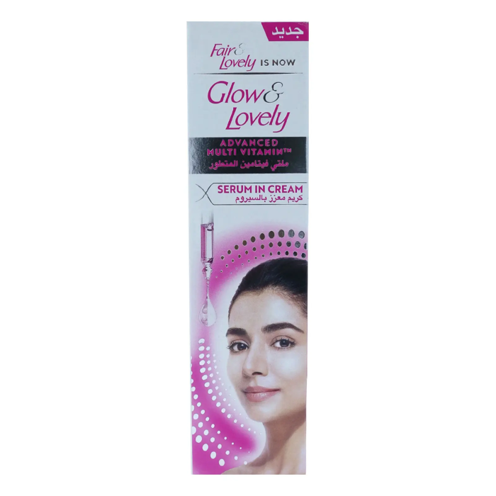 Glow and Lovely Face Cream with Vita Glow Advanced Multi Vitamin for Glowing Skin (18G)