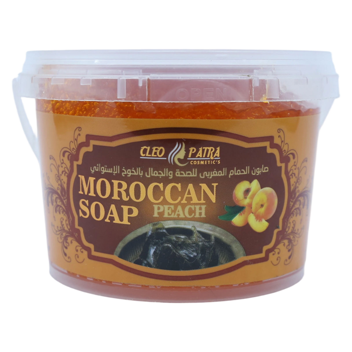 cleo patra moroccan  soap with peach 500ml