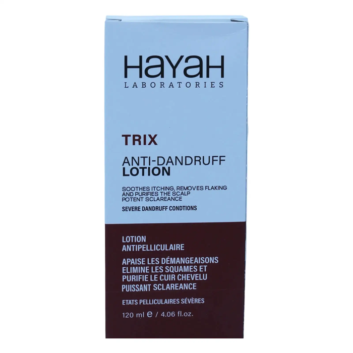 Hayah Trix Anti-Dandruff Lotion Soothes Itching and Purifies the Scalp (120 ml)