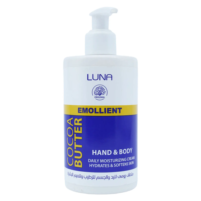 Luna Emollient Hand & Body Cream with Cocoa Butter (300 gm)
